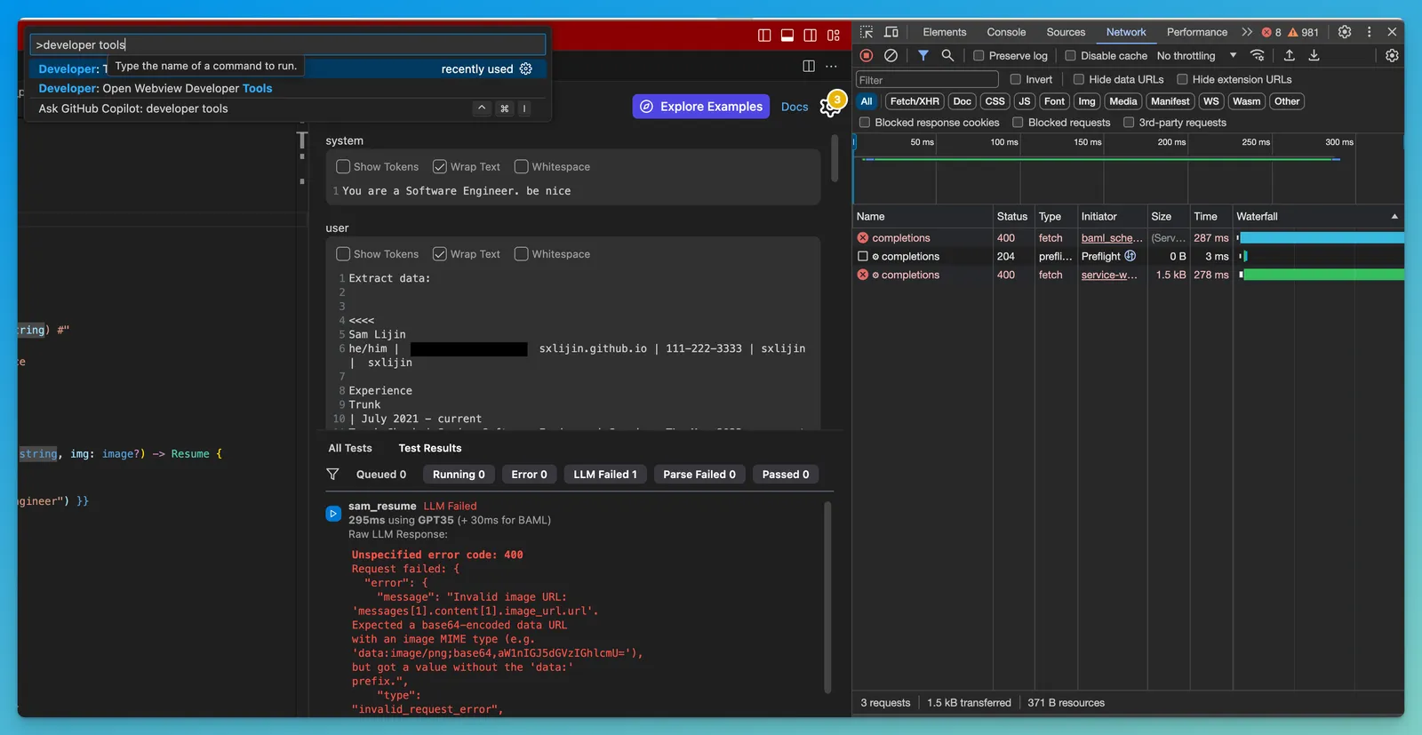 BAML development tools in VSCode